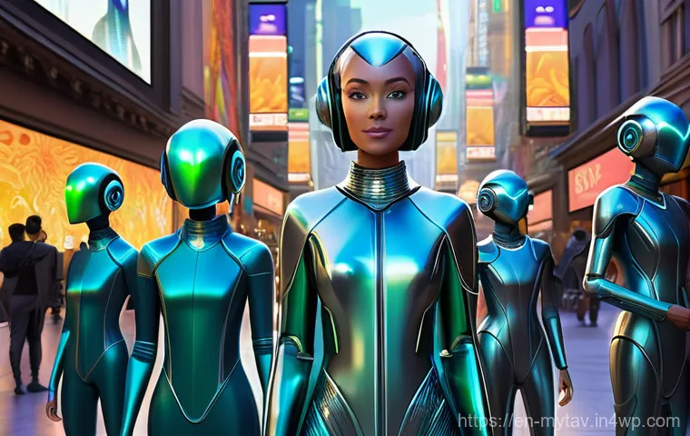 가상 현실 내 사회적 상호작용의 진화 - **Prompt:** A vibrant, futuristic virtual cafe scene where two diverse young adult avatars are deepl...